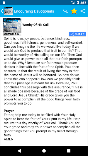 Encouraging Devotional - Morning & Evening Screenshot 3