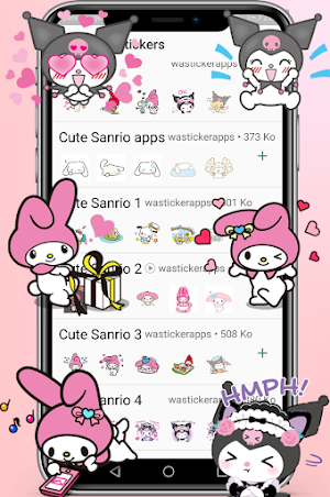 Cute Sanrio  Stickers Screenshot 0