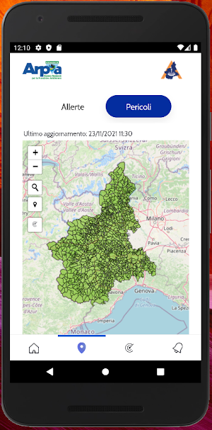 #allertameteoPIE Screenshot 2