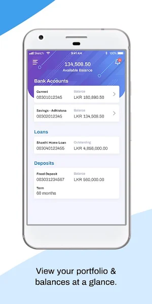 HNB Digital Banking Screenshot 2