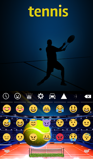 Tennis Animated Keyboard Screenshot 3