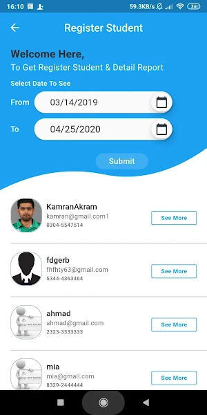 ELMS Admin App Screenshot 0