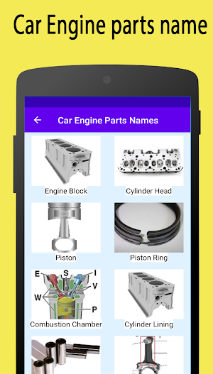 Engine Parts Name with Picture Screenshot 0