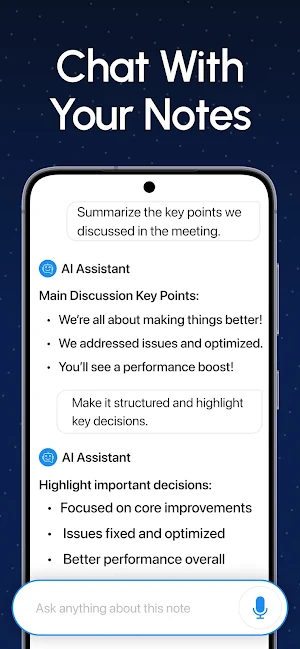 AI Note Taker - Voice to Notes Screenshot 3