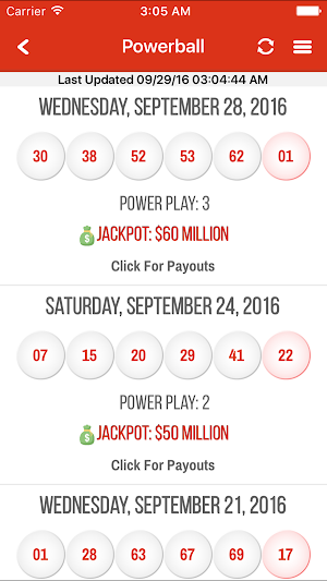 Lottery Results - Montana Screenshot 2