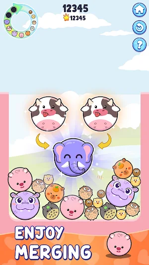 Animal Drop: Cute Merge Game Screenshot 2