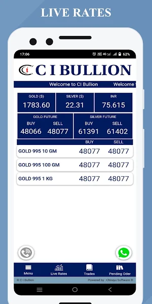 C I Bullion Screenshot 0