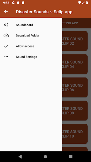Disaster Sound Collections ~ Sclip.app Screenshot 3