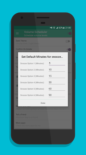 Volume Scheduler Screenshot 1