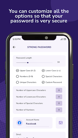 Password Generator & Manager Screenshot 2