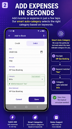 Cash Book – Expense Tracker Screenshot 2