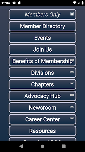 TCA Mobile App Screenshot 1