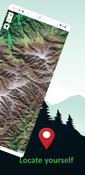 Great Smoky Mountains Topo Map Screenshot 1