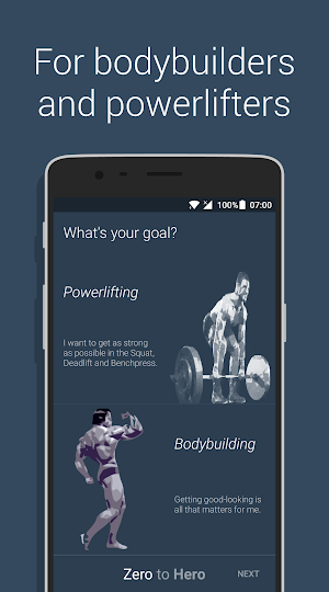 Zero to Hero: The Workout App Screenshot 0