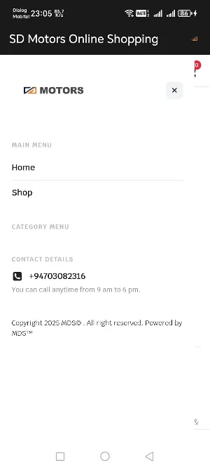 SD Motors Online Shopping Screenshot 2