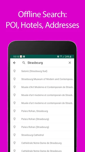 Strasbourg Offline Map and Travel Guide Screenshot 2