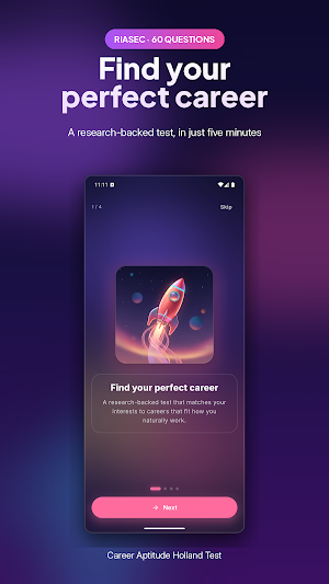 Career Test: Holland Aptitude Screenshot 1