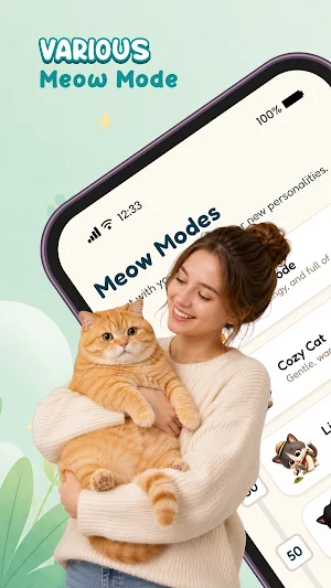Cat Translator: Meow Sounds Screenshot 2