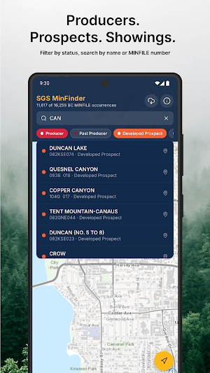 SGS MinFinder Screenshot 3