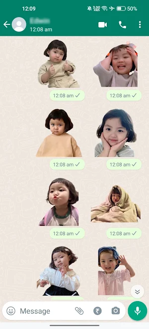 Cute Jinmiran Stickers Screenshot 1