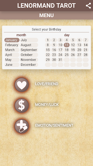Free tarot - Lenormand cards reading & predictions Screenshot 1