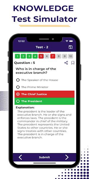 US Citizenship Study Guide Screenshot 3