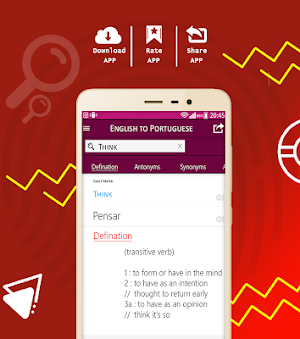 English-Portuguese Dictionary Online & Offline Screenshot 2