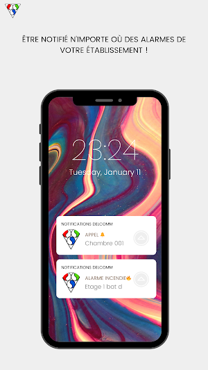 Notifications DELCOMM Screenshot 2