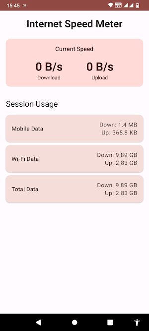 Internet Speed Meter Screenshot 2