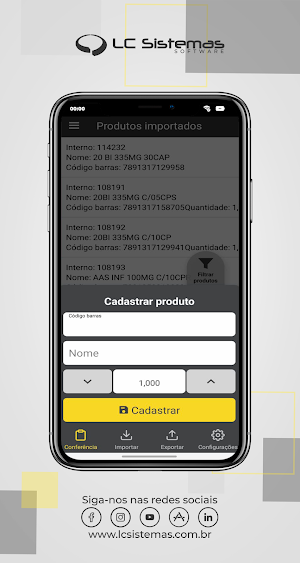 LC Coletor de dados Screenshot 1