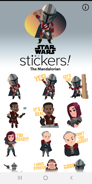 The Mandalorian Stickers Screenshot 0