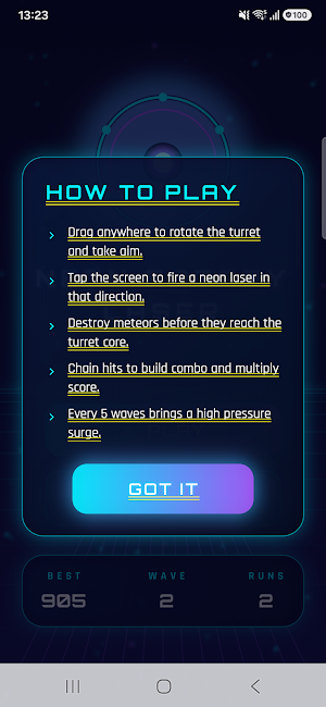 Neon Rotary Laser Screenshot 3