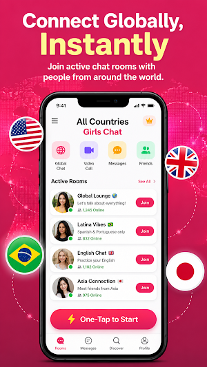 Girls Chat: Meet & Chat Online Screenshot 1