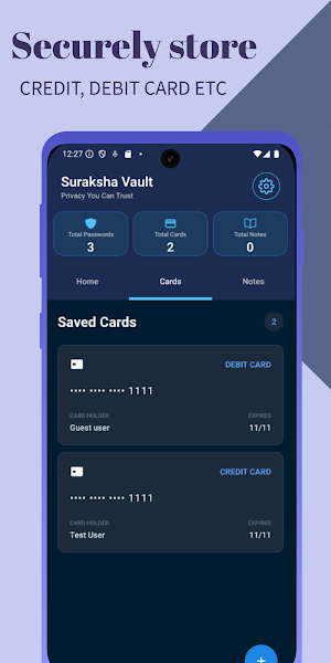 Suraksha: Offline Pass Manager Screenshot 3