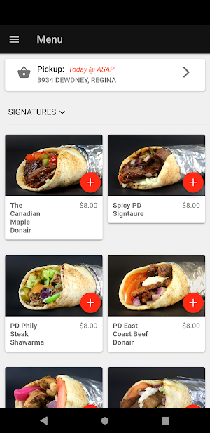 Prairie Donair App Screenshot 2
