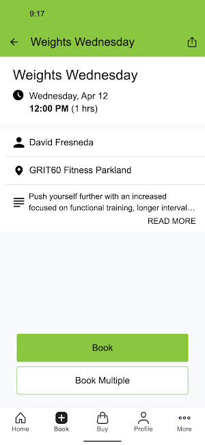 GRIT60 Fitness Screenshot 2