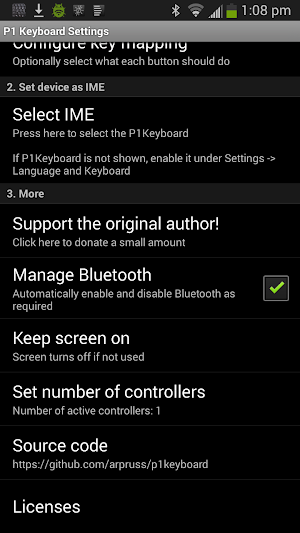 P1 Keyboard Screenshot 1