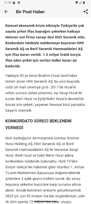 Bir Post Haber - Son Dakika Screenshot 2