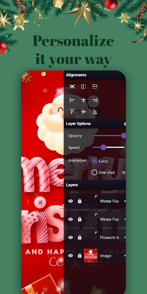 Liwa: Christmas Live Wallpaper Screenshot 3