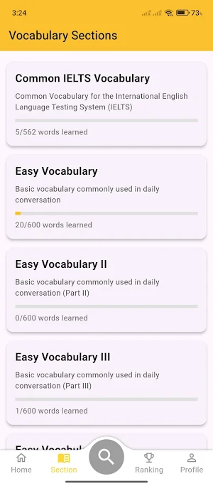 VocaVolt: Vocabulary Builder Screenshot 1
