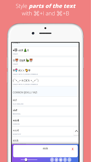 Şekilli yazı Screenshot 1