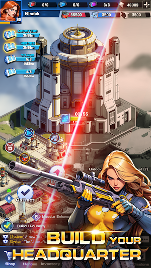 Superhero&Puzzles: Match3 RPG Screenshot 2