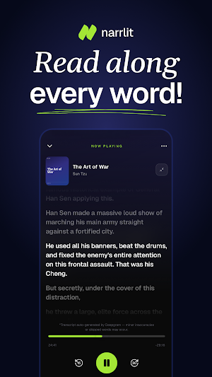 Narrlit: Books as Podcasts Screenshot 1