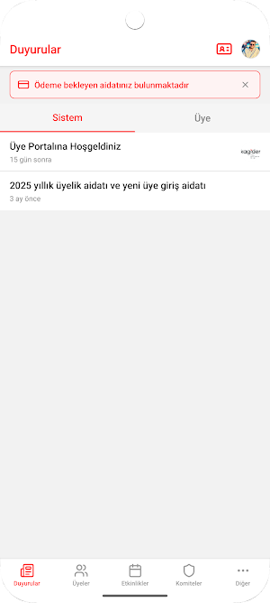 Kagider Üye Screenshot 1