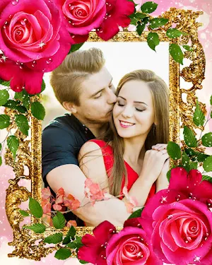 Rose flower photo frame Screenshot 3
