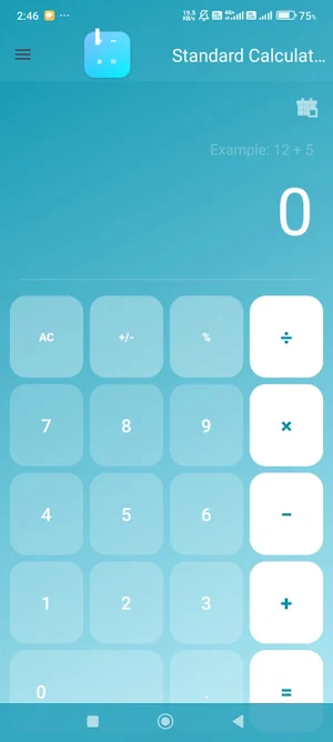Standard Calculator Screenshot 0