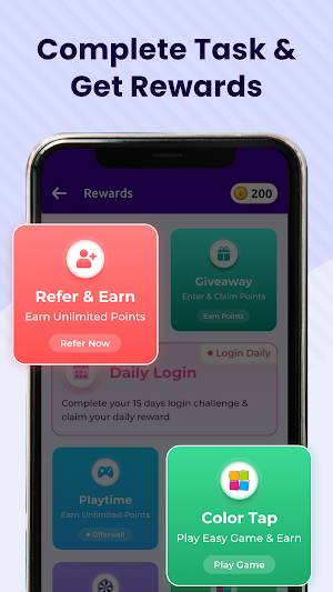 Lazy Reward : Cash Earning App Screenshot 2