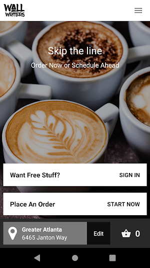 Wall Writers Coffee Screenshot 1