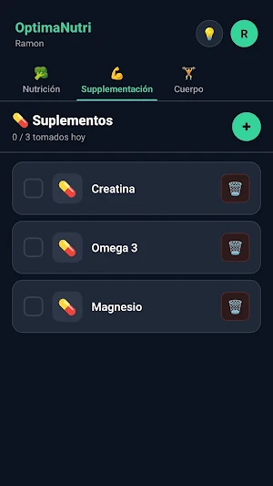 OptimaNutri Screenshot 2