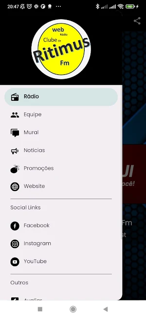 Web Rádio Ritimus Fm Screenshot 1